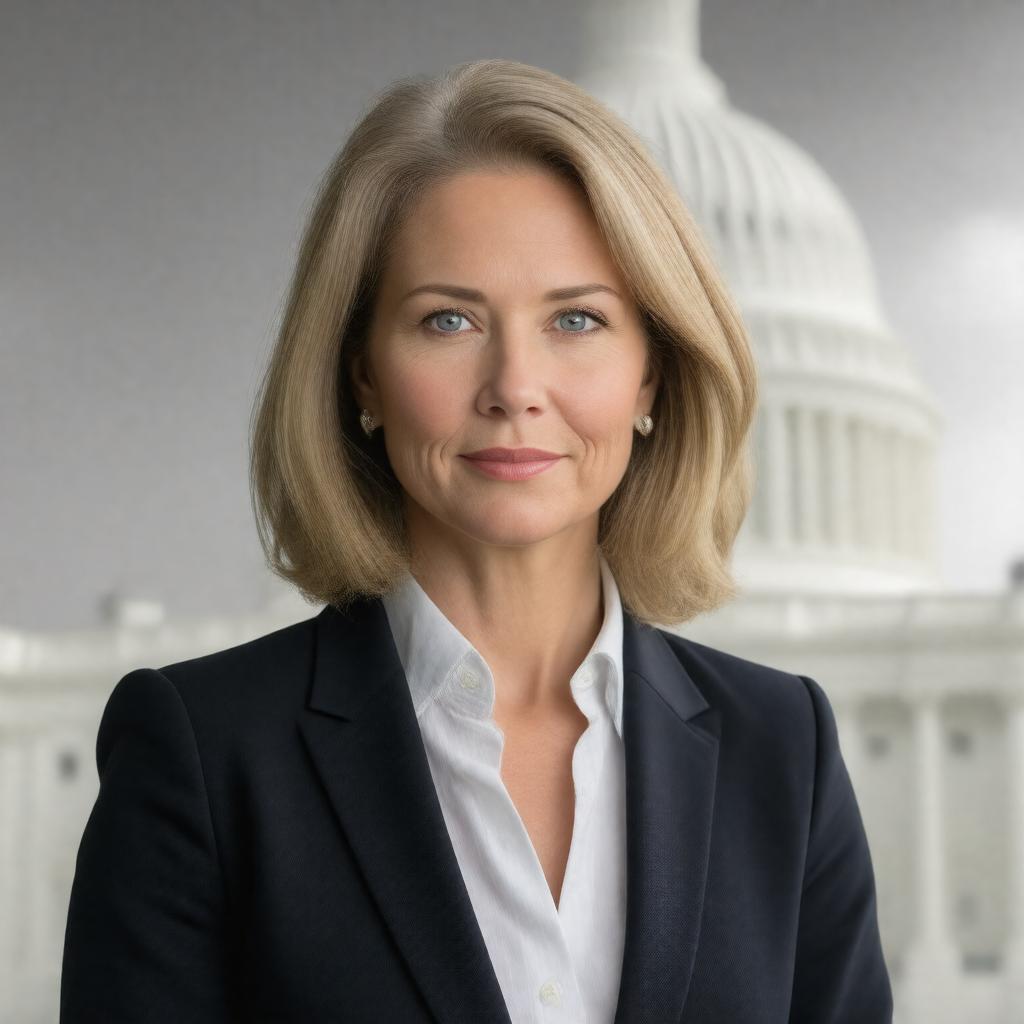 AI-created image of Katie Britt