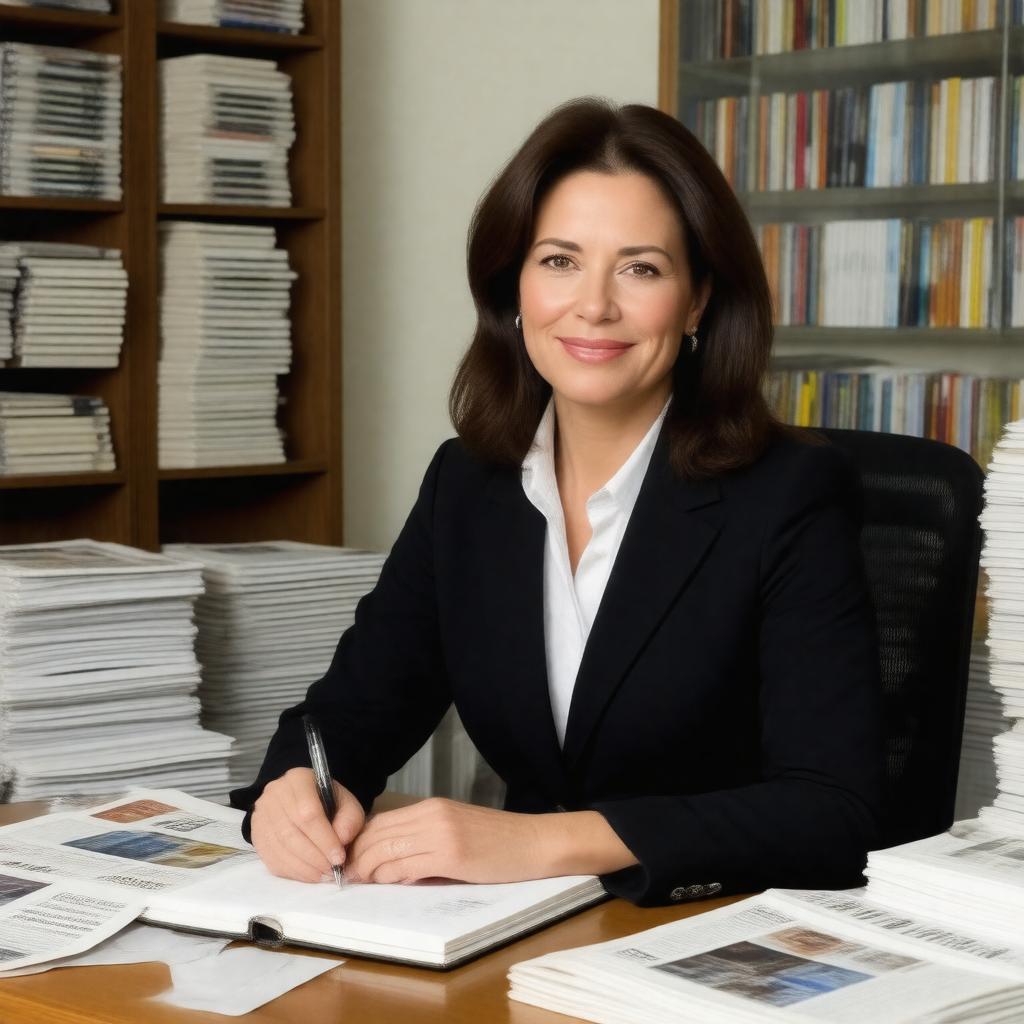 AI-created image of Katrina vanden Heuvel