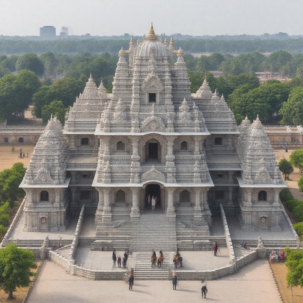 AI-created image of Katyayani Temple