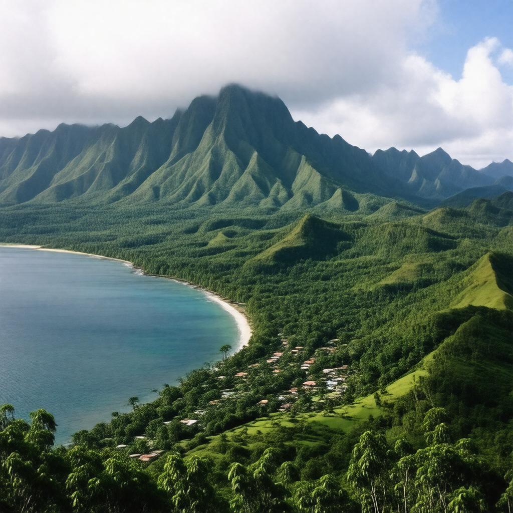 AI-created image of Kauaʻi