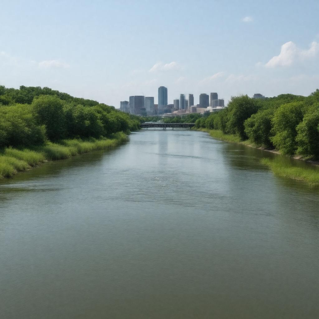 AI-created image of Kaw River