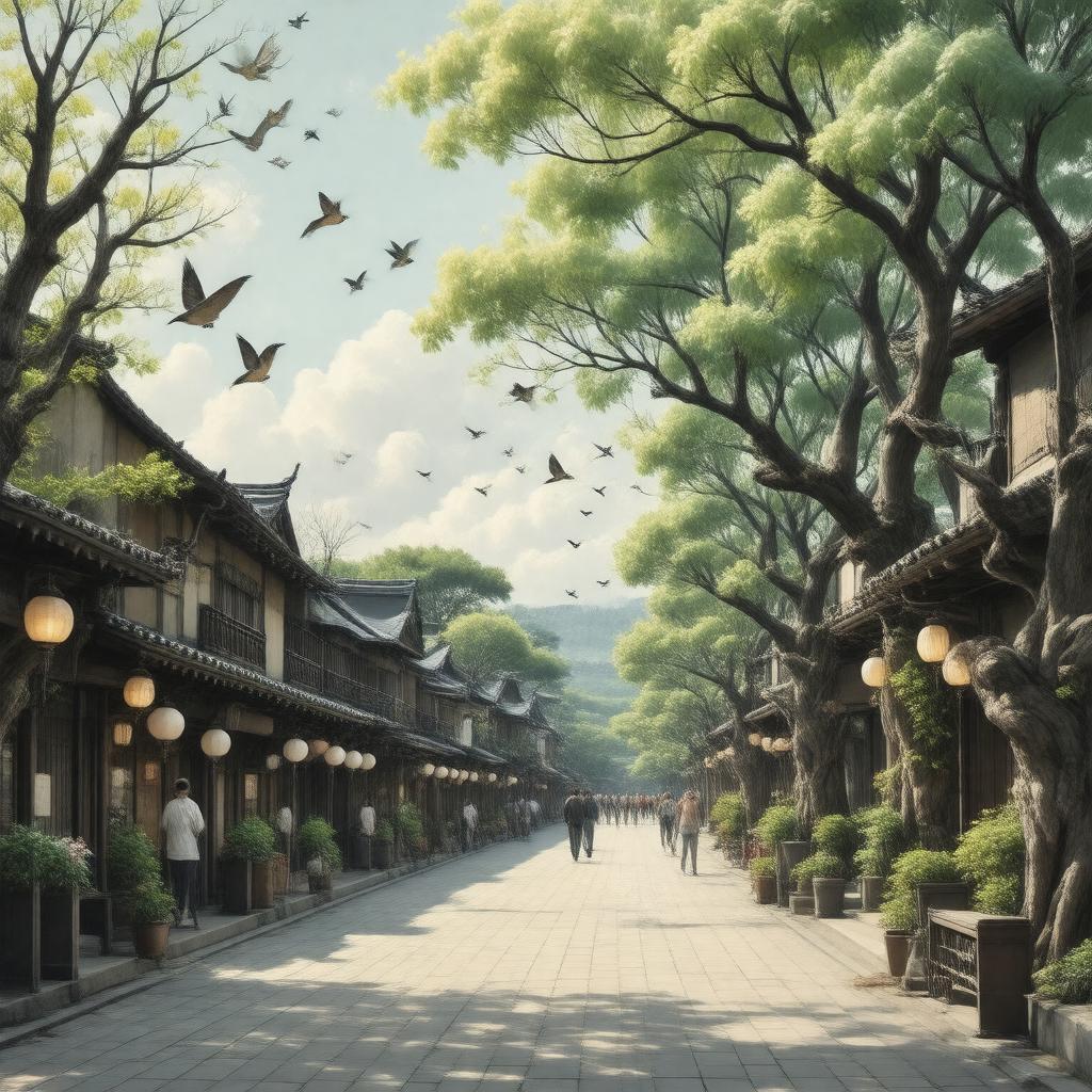 AI-created image of Kawagoe, Japan