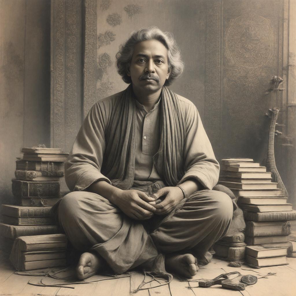 AI-created image of Kazi Nazrul Islam