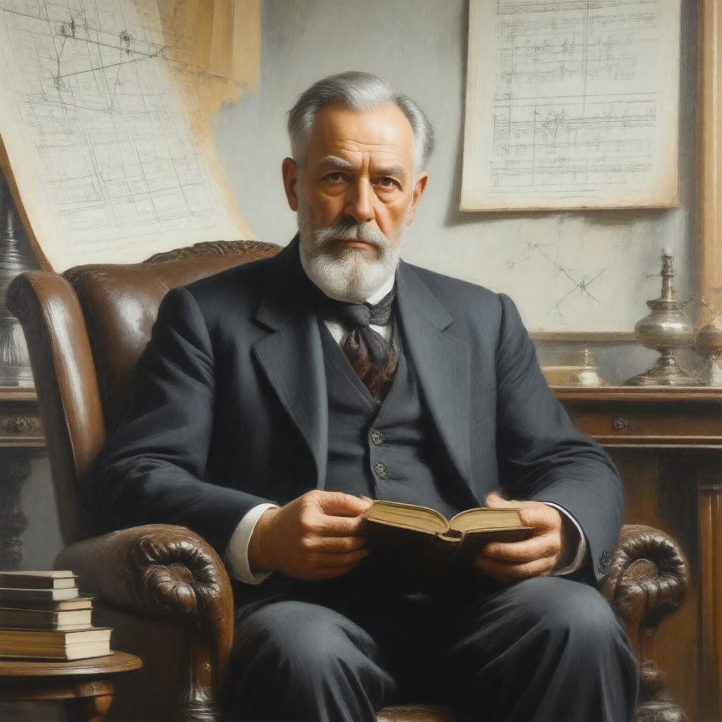AI-created image of Kazimierz Kuratowski
