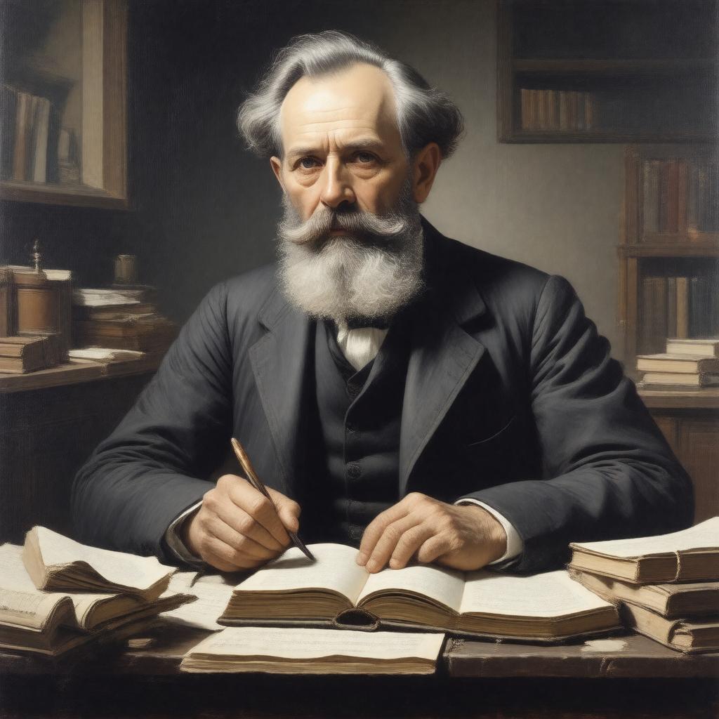 AI-created image of Kazimierz Twardowski