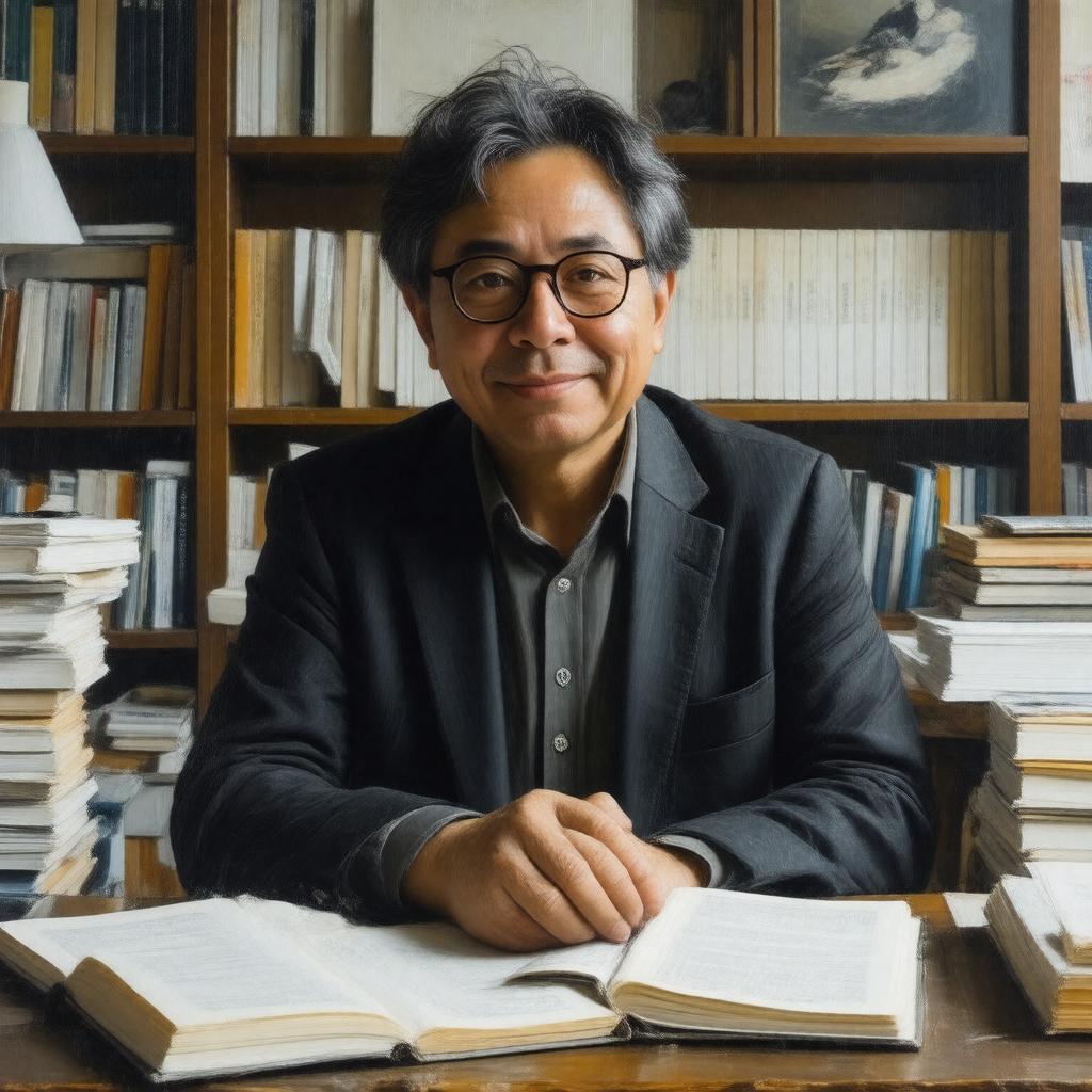 AI-created image of Kazuo Ishiguro