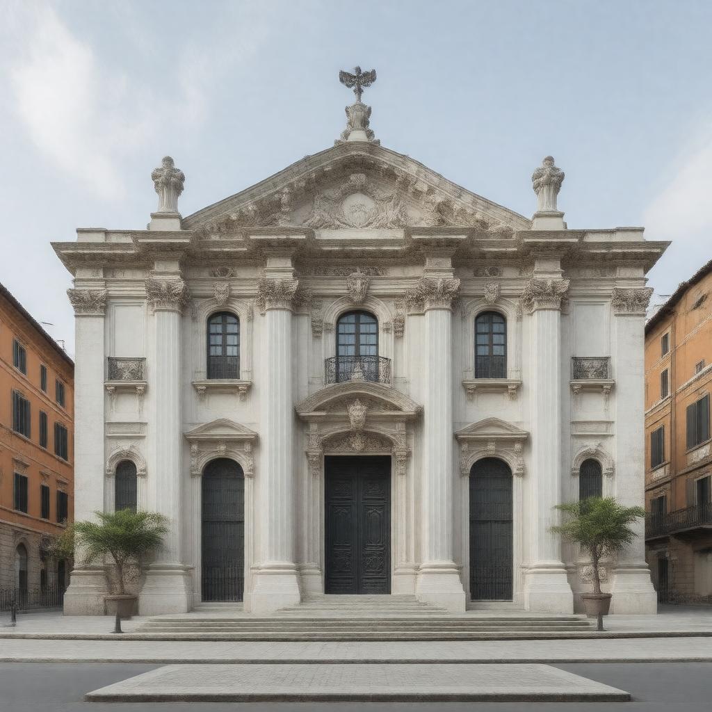 AI-created image of Keats–Shelley Memorial House, Rome
