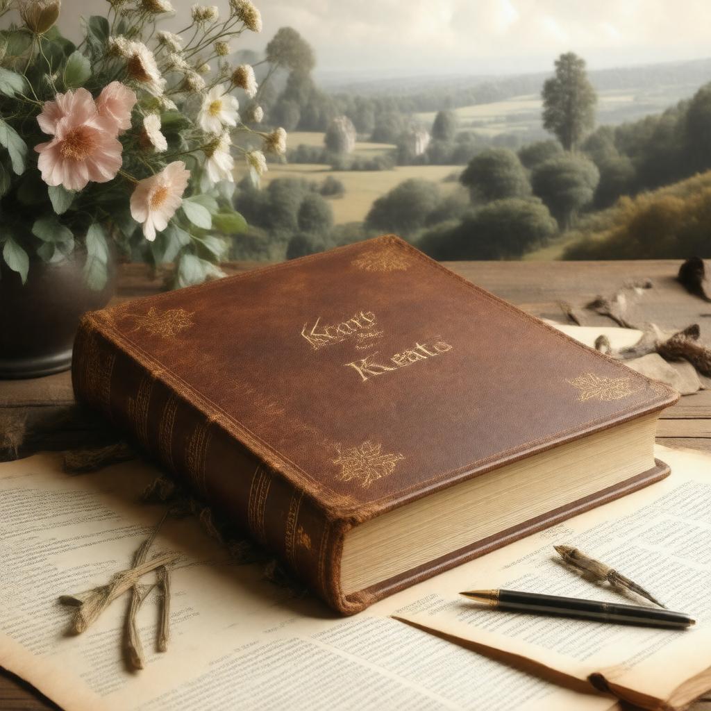 AI-created image of Keats (biography by Andrew Motion)