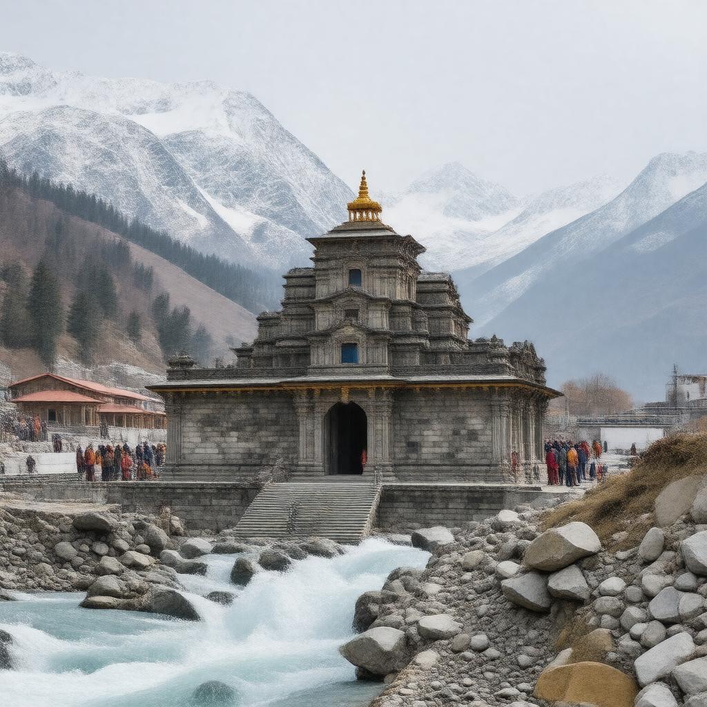 AI-created image of Kedarnath Temple