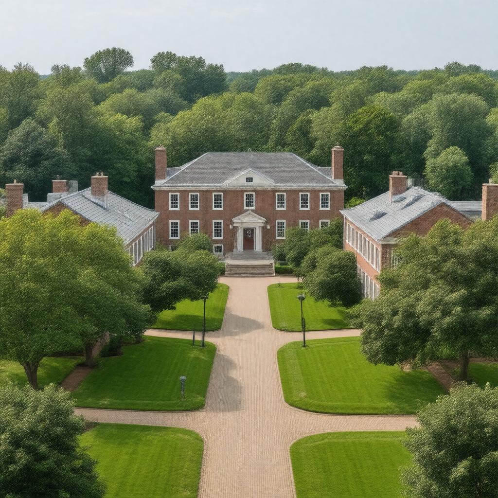 AI-created image of Keeney Quadrangle