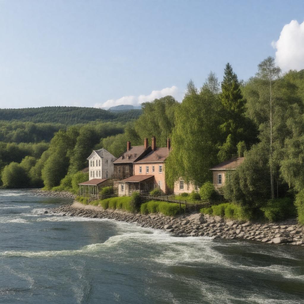 AI-created image of Keeseville, New York, United States