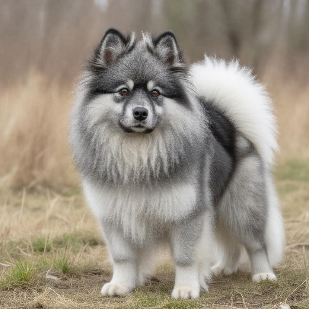 AI-created image of Keeshond
