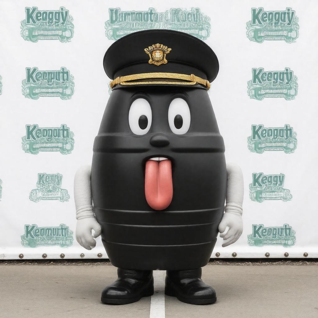 Click to view larger image AI-created image of Keggy the Keg