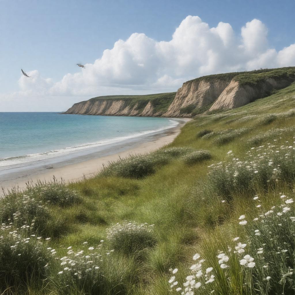 AI-created image of Kehoe Beach