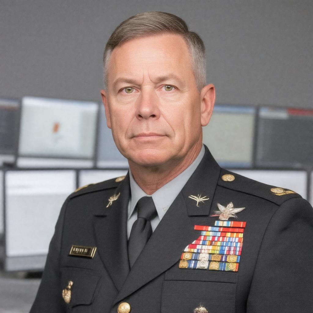 AI-created image of Keith B. Alexander