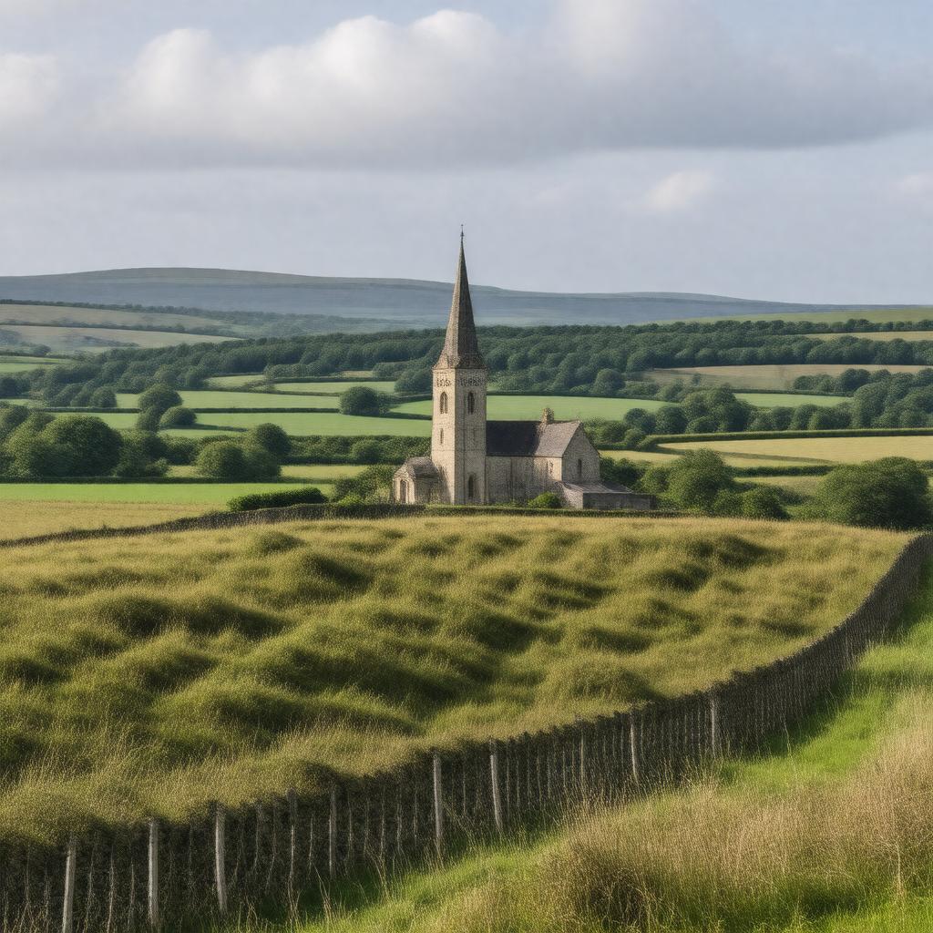 Click to view larger image AI-created image of Kelloe, County Durham, England