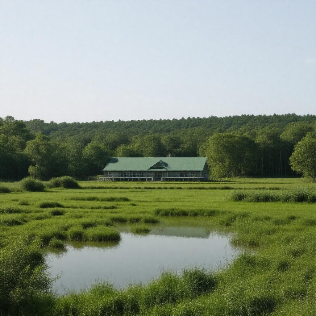 AI-created image of Kellogg Biological Station LTER