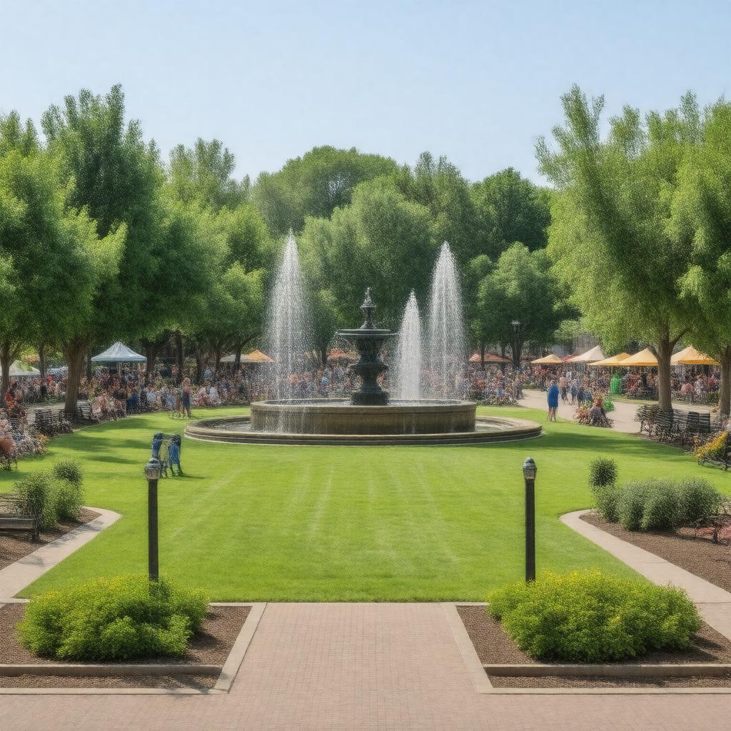 AI-created image of Kellogg Park