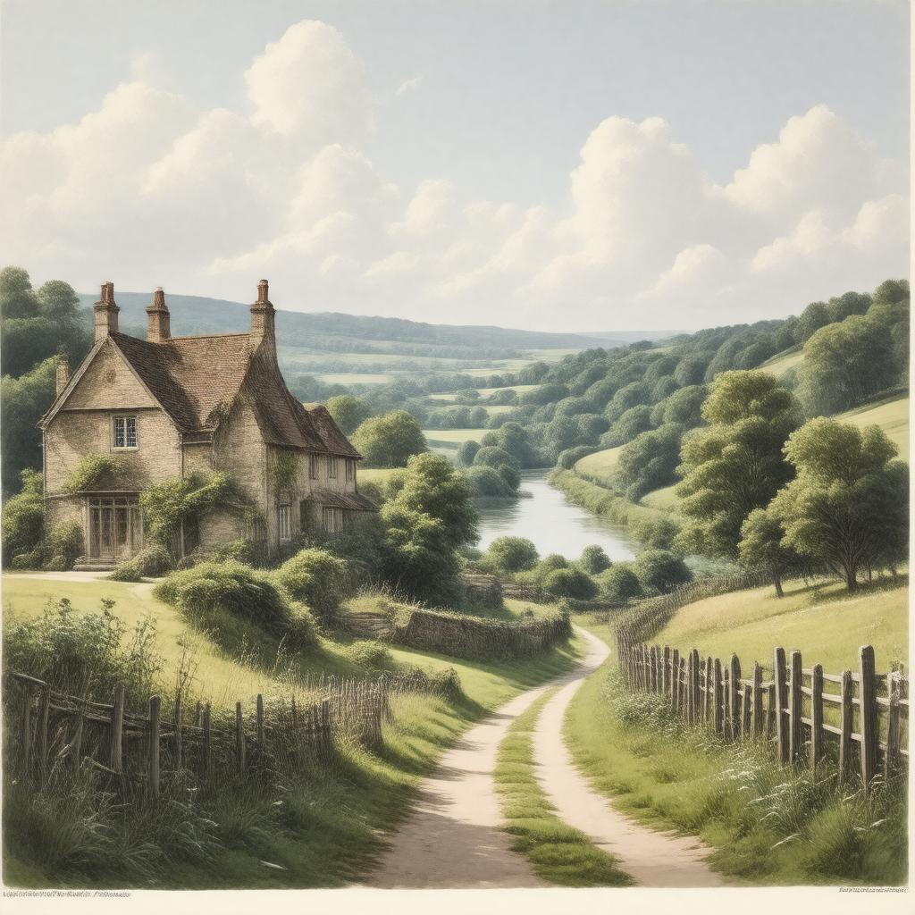 AI-created image of Kelmscott