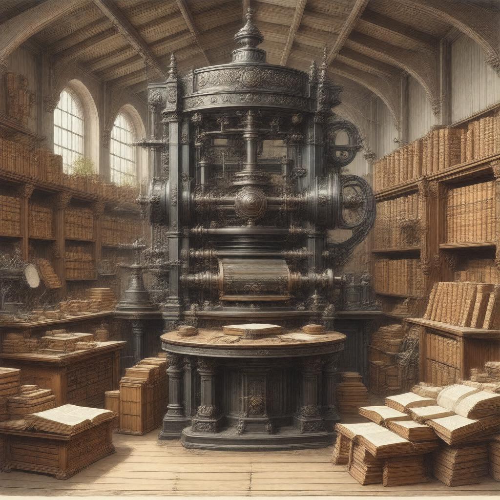 AI-created image of Kelmscott Press