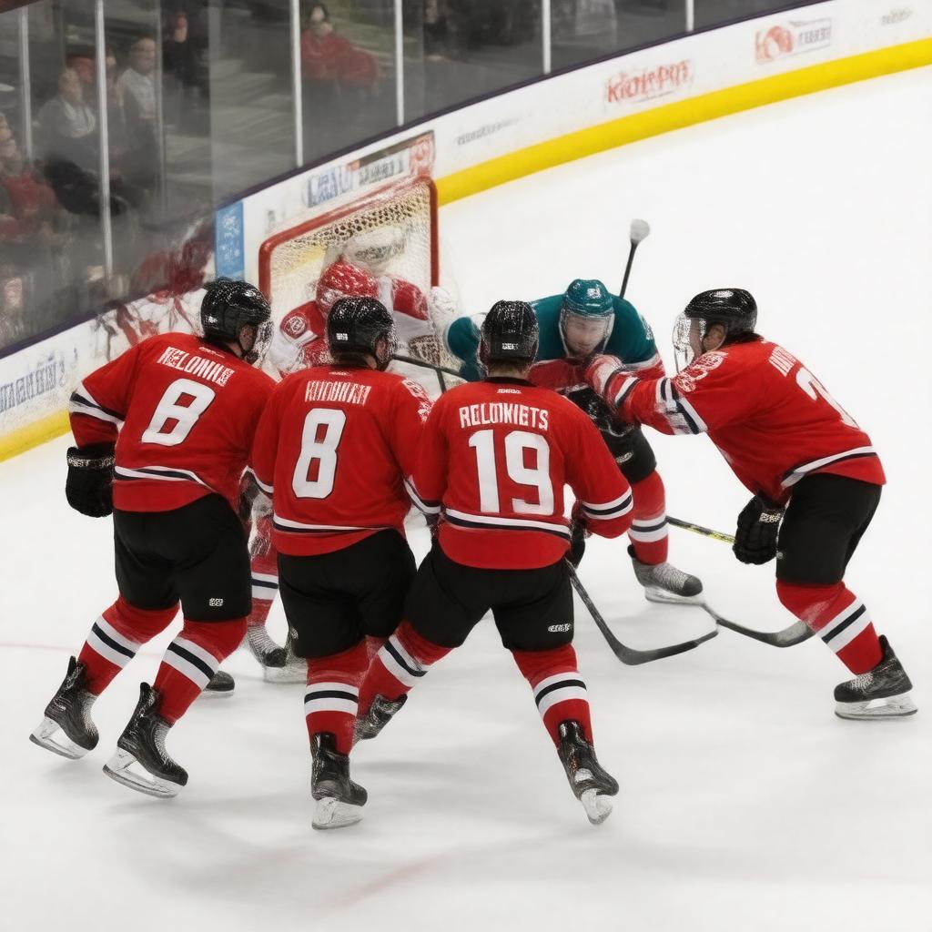 AI-created image of Kelowna Rockets