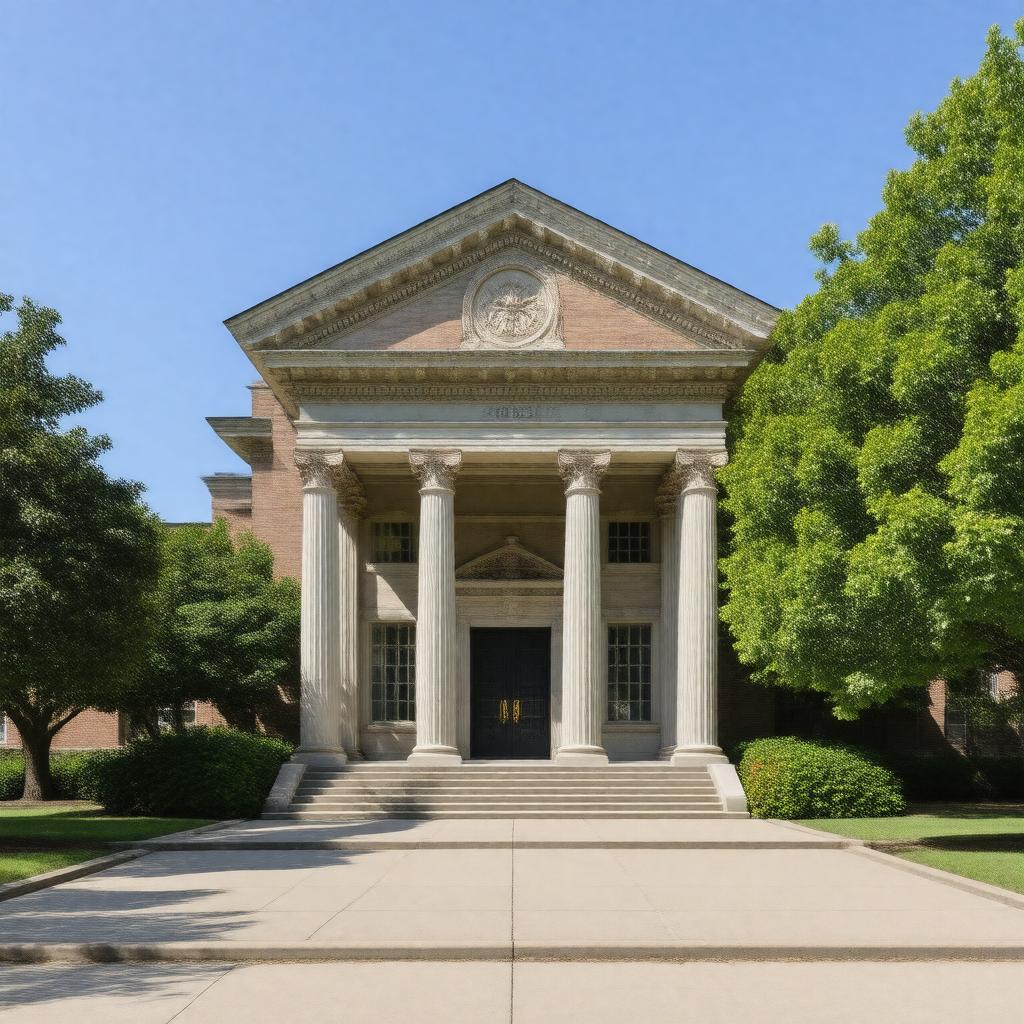 AI-created image of Kelsey Museum of Archaeology