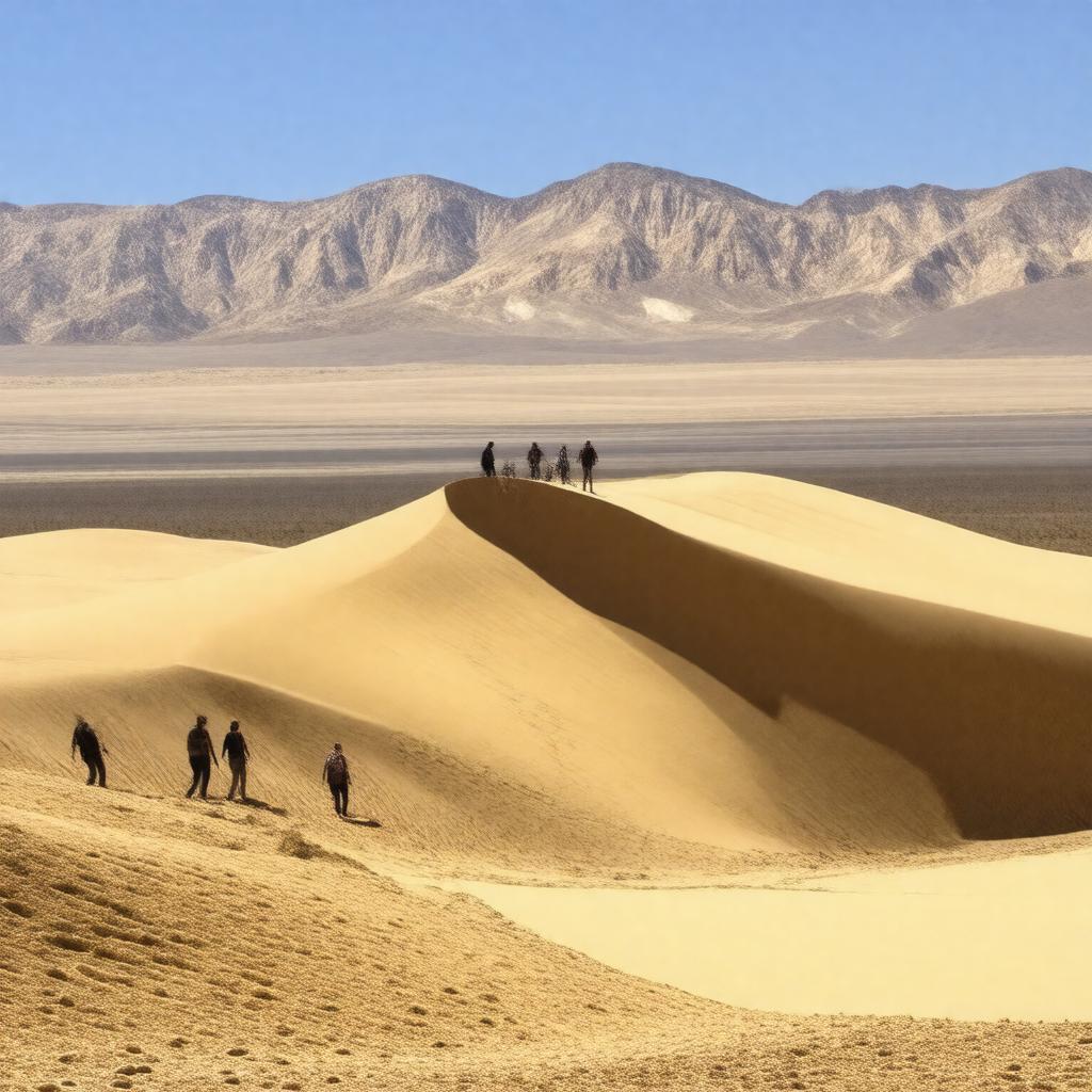 AI-created image of Kelso Dunes