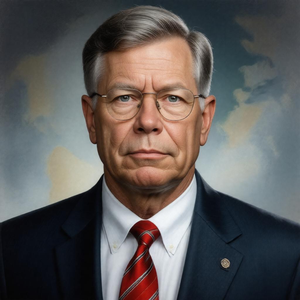 AI-created image of Kelvin Droegemeier