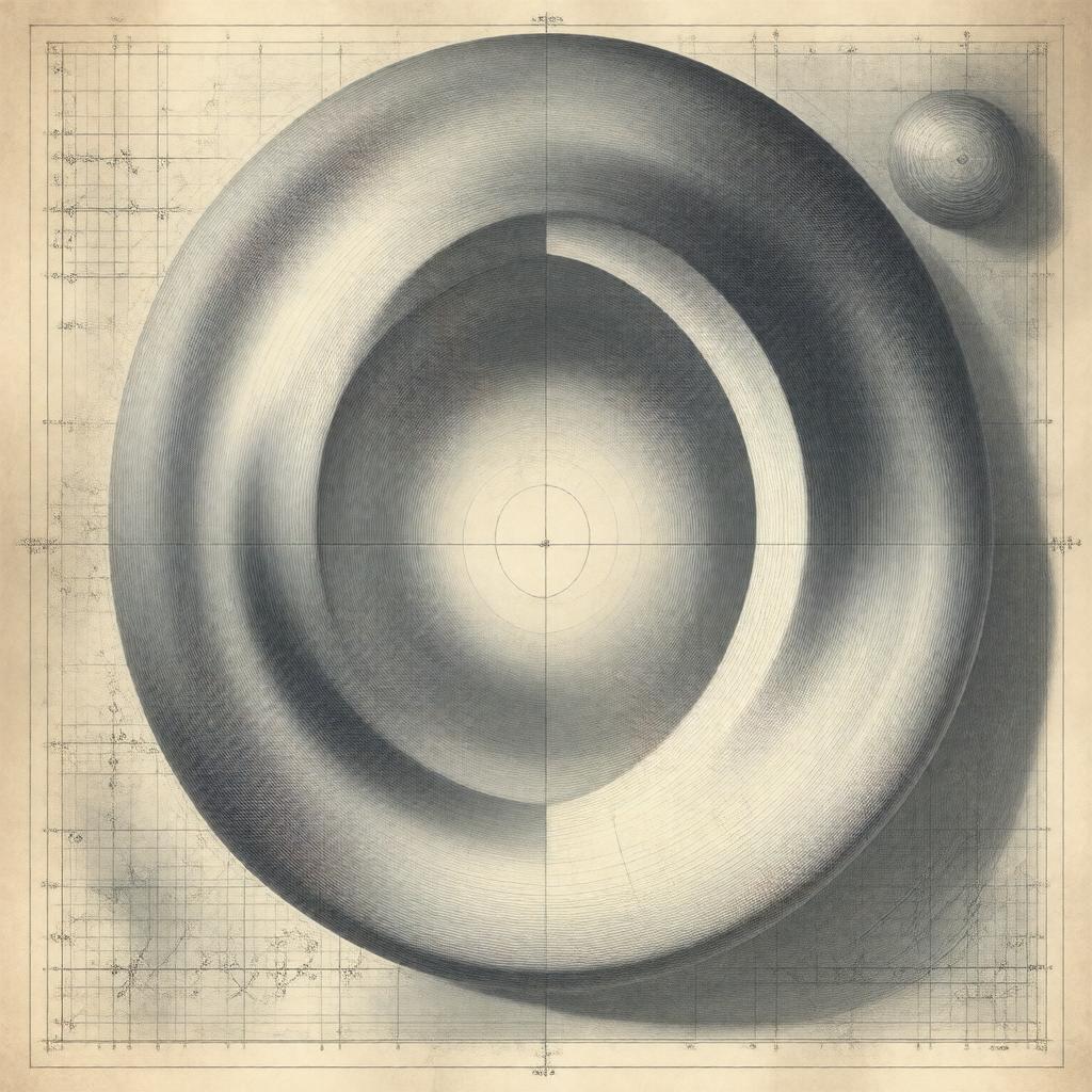Click to view larger image AI-created image of Kelvin's circulation theorem