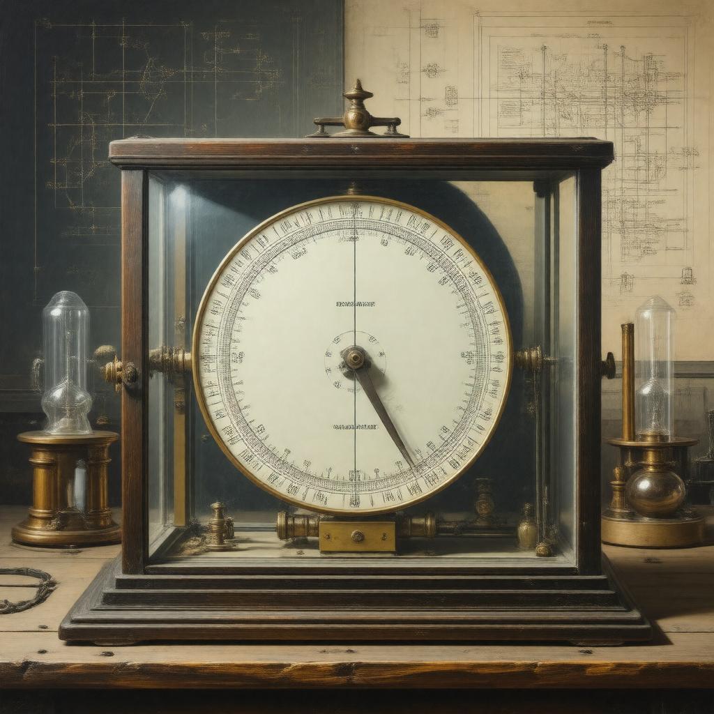 AI-created image of Kelvin's electrometer