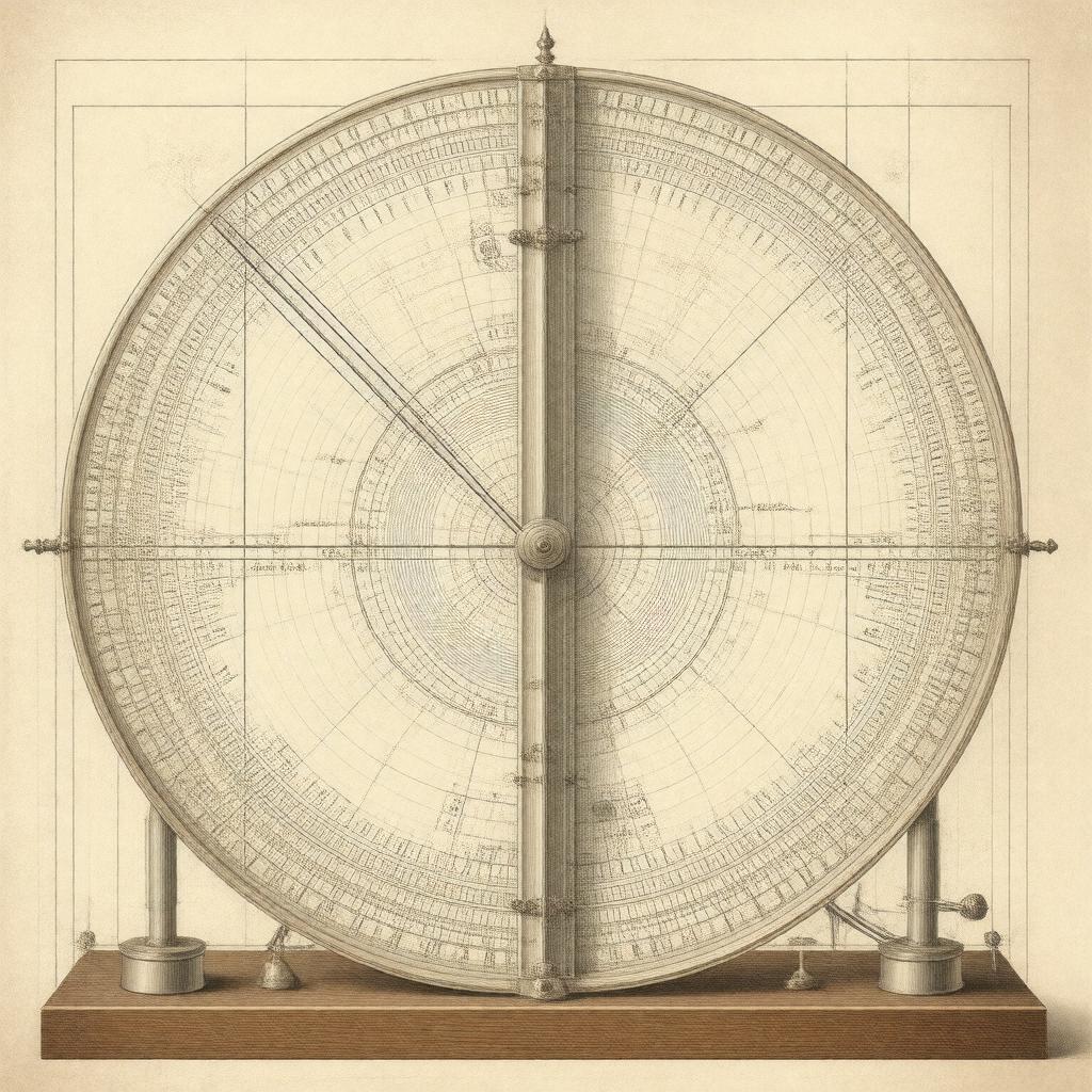 AI-created image of Kelvin's quadrant electrometer