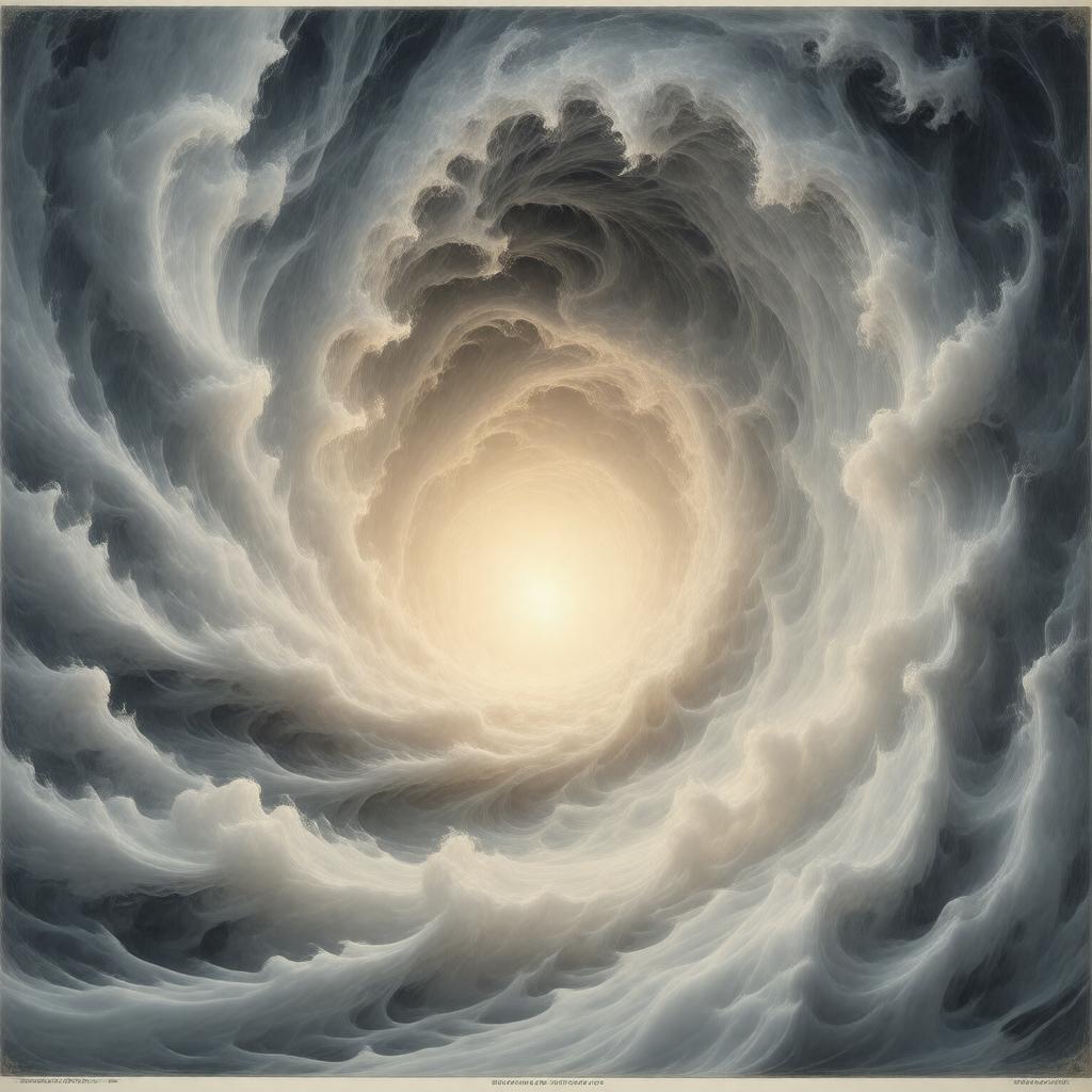 AI-created image of Kelvin's vortex atom
