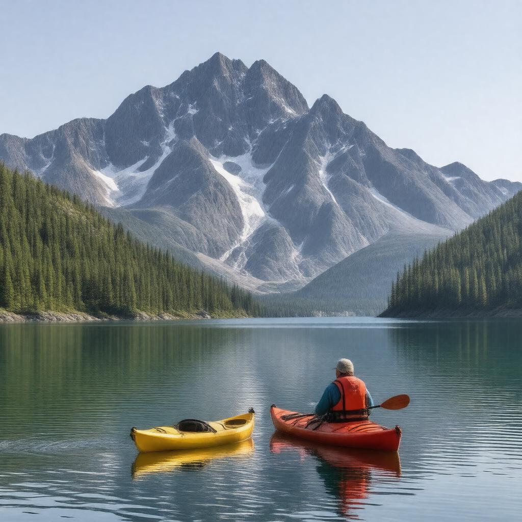 AI-created image of Kenai Mountains