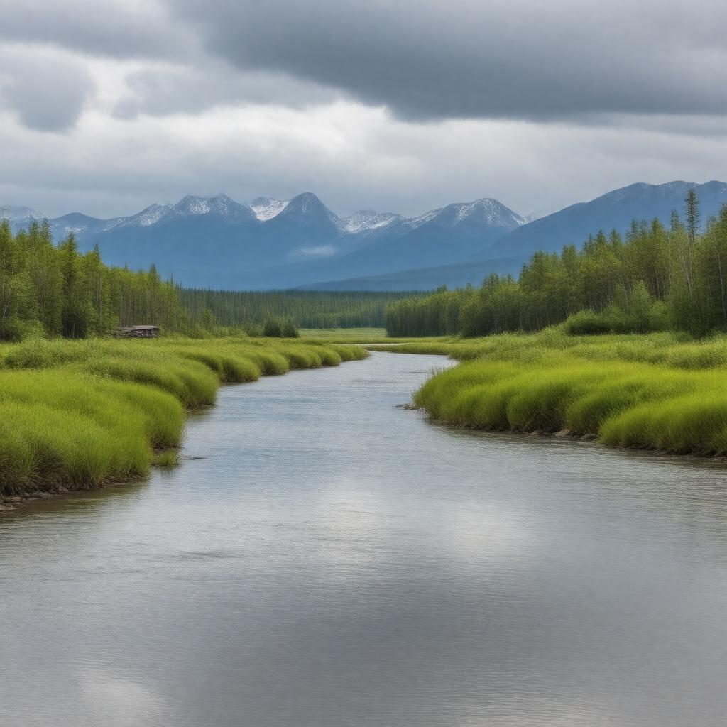 AI-created image of Kenai National Wildlife Refuge