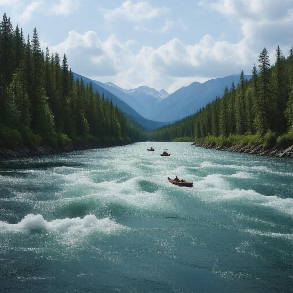 AI-created image of Kenai River
