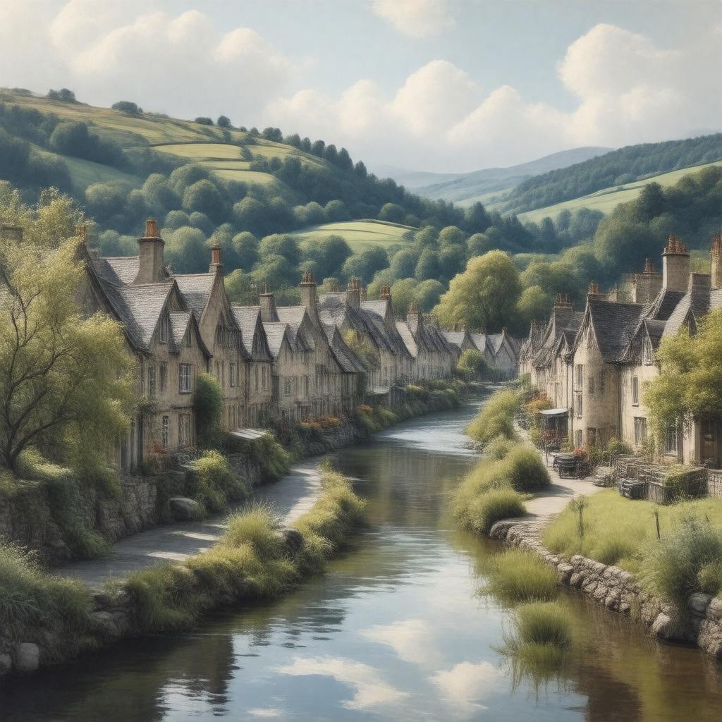 AI-created image of Kendal, Westmorland, England
