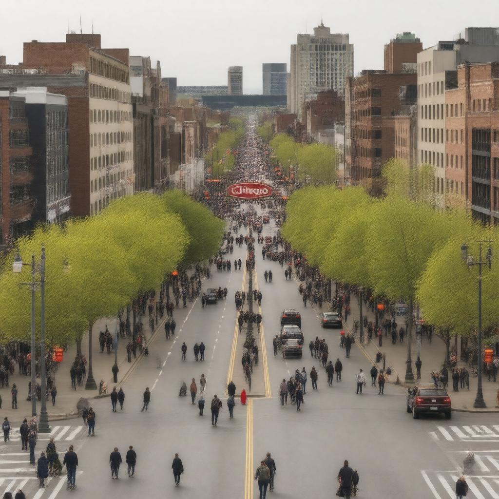 AI-created image of Kenmore Square