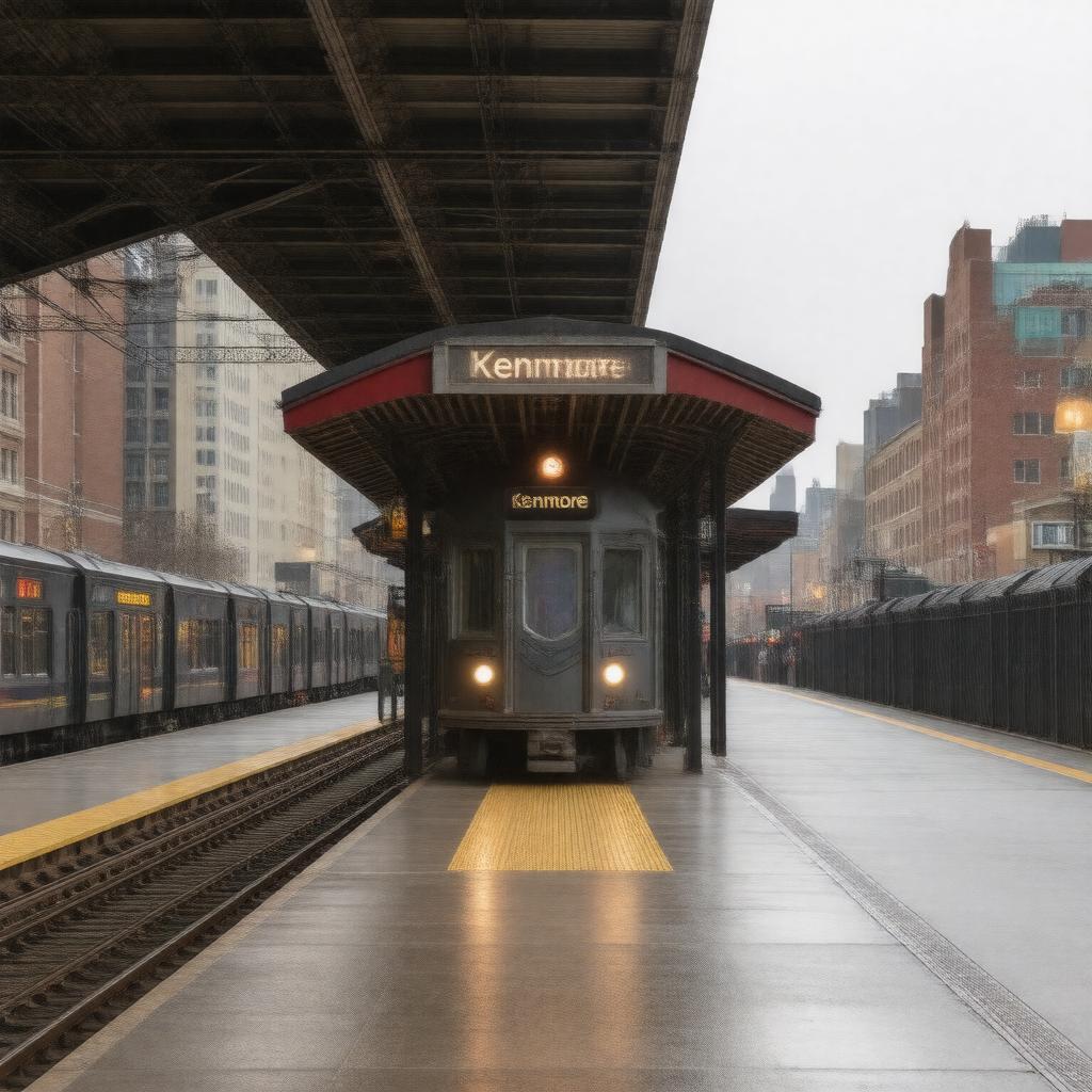 AI-created image of Kenmore station