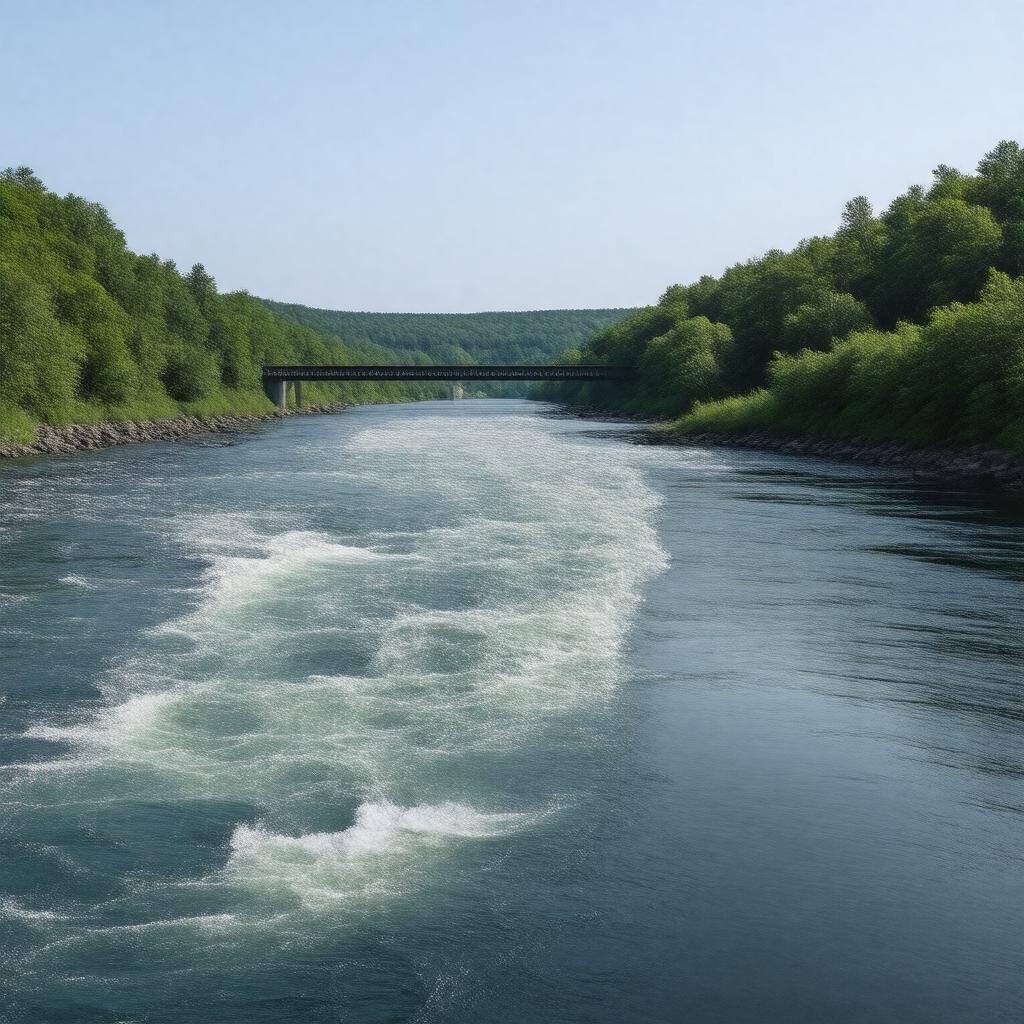 AI-created image of Kennebec River