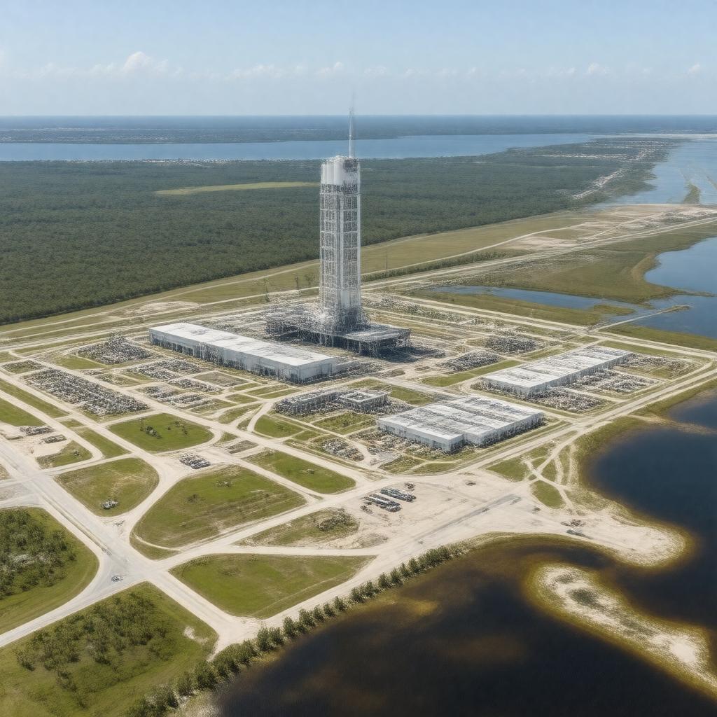 AI-created image of Kennedy Space Center