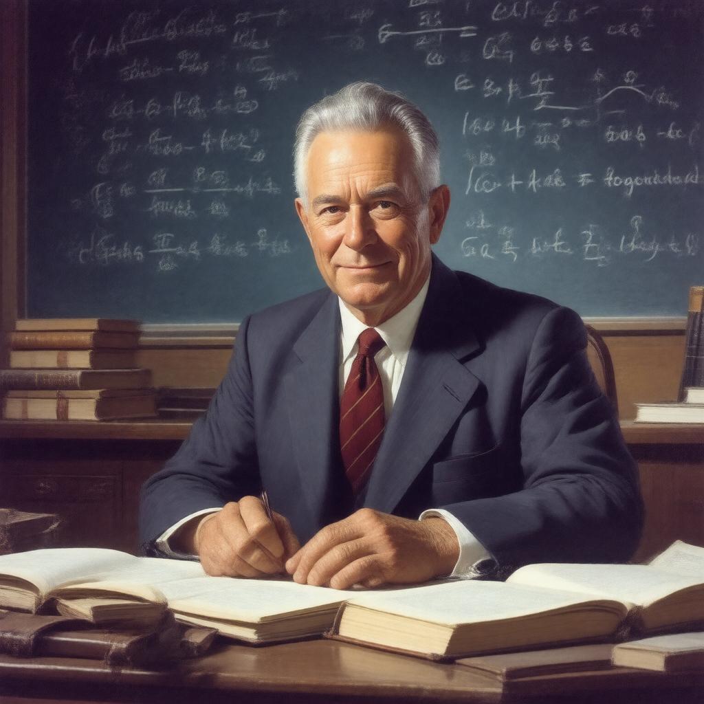 AI-created image of Kenneth Arrow