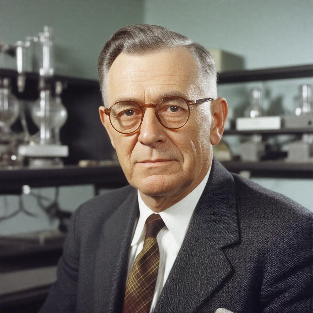 AI-created image of Kenneth Bainbridge