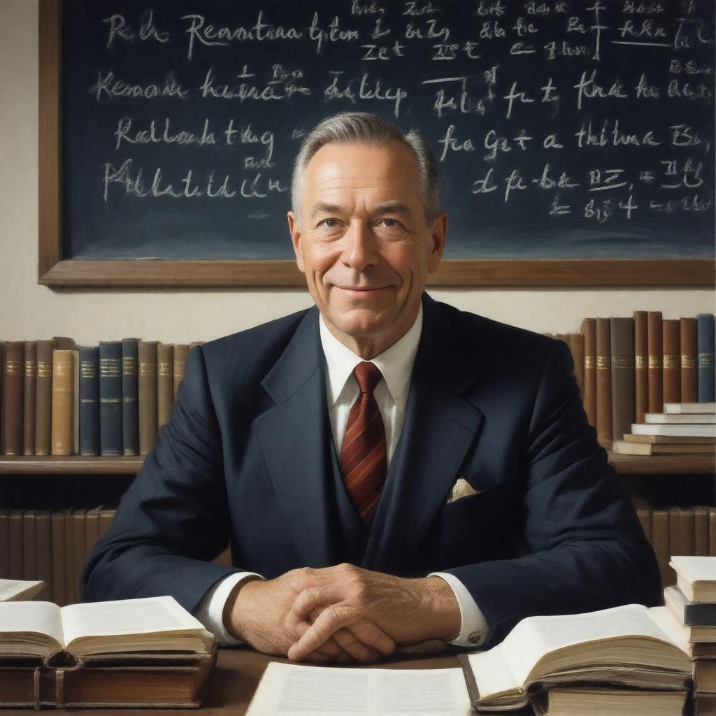 AI-created image of Kenneth G. Wilson