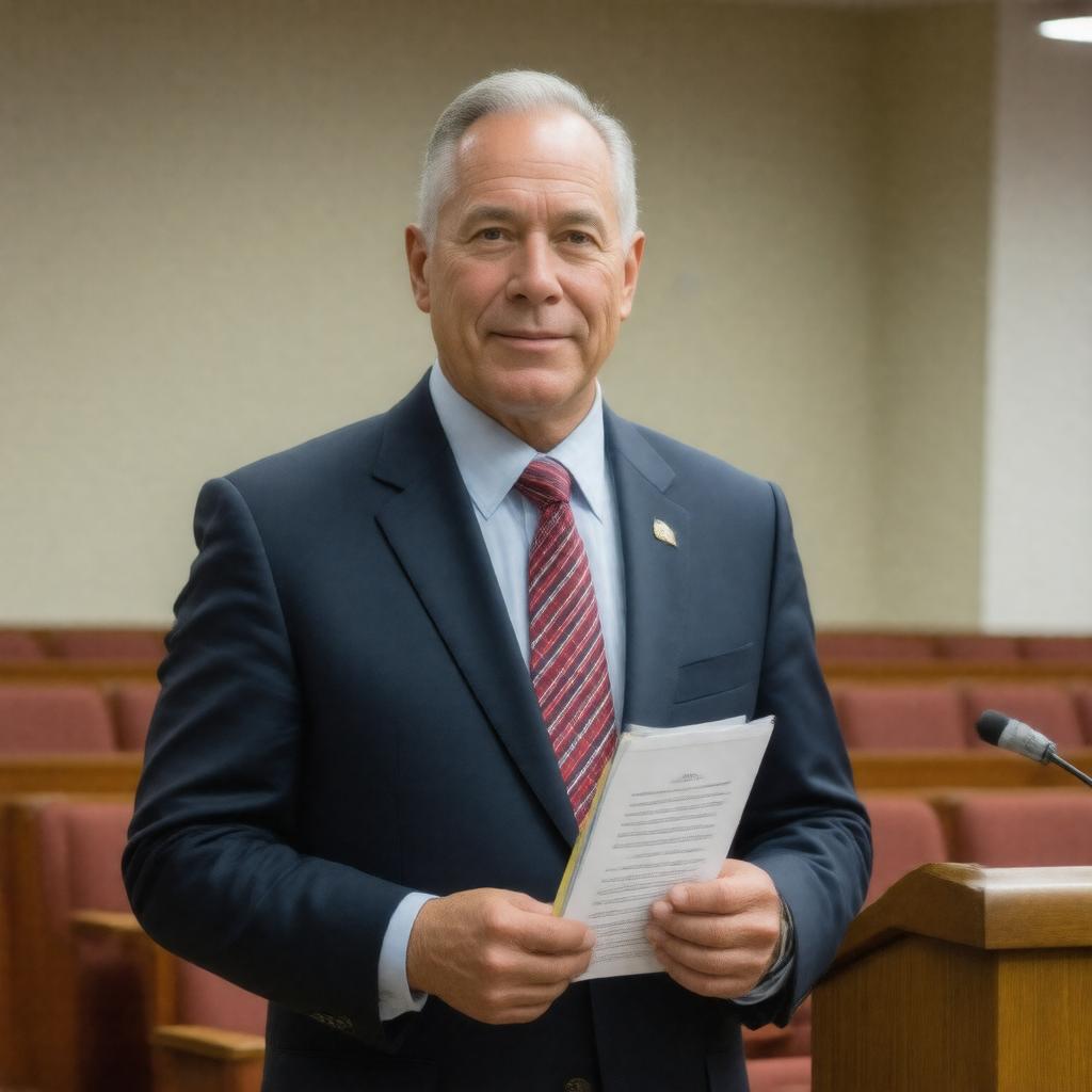 AI-created image of Kenneth R. Sicard