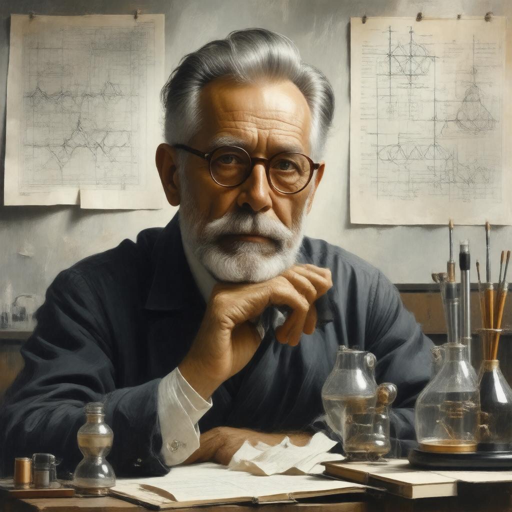 Click to view larger image AI-created image of Kenneth S. Allen
