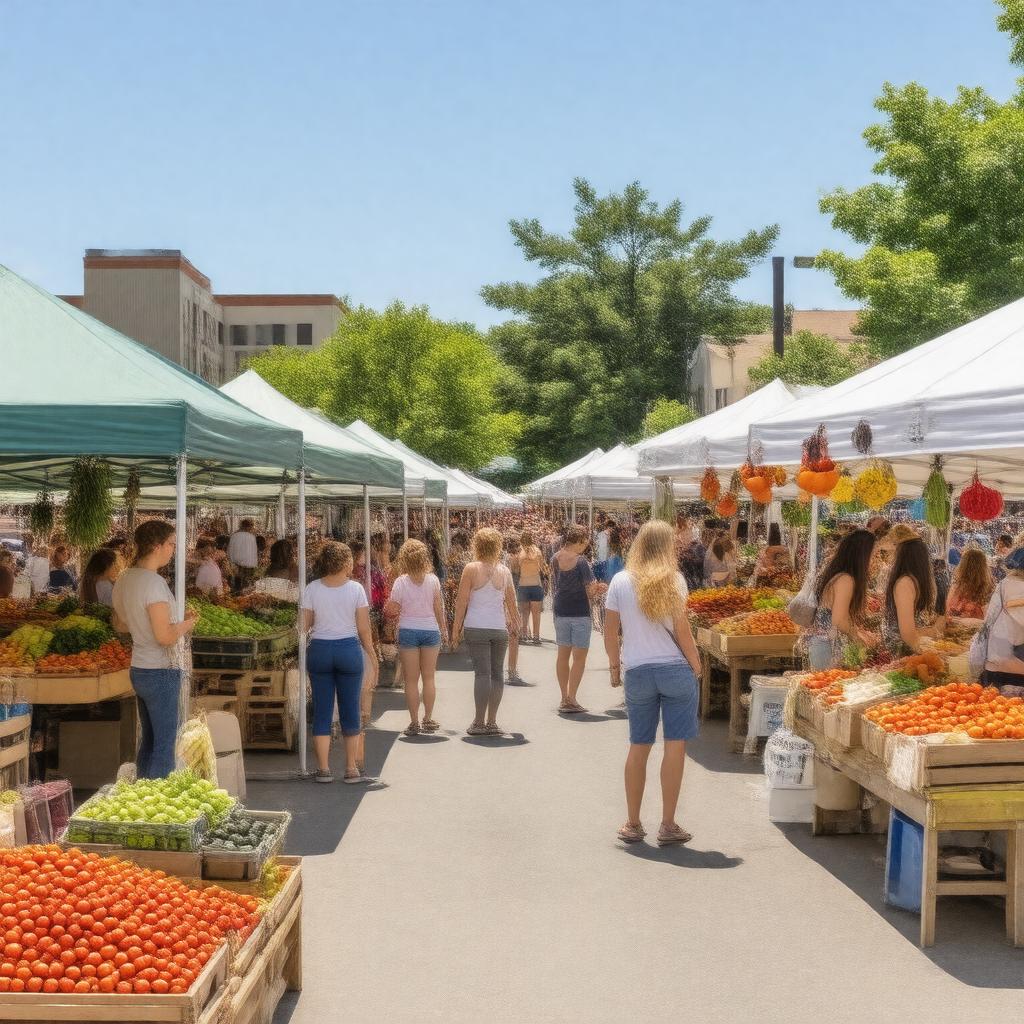 AI-created image of Kennewick Farmers Market