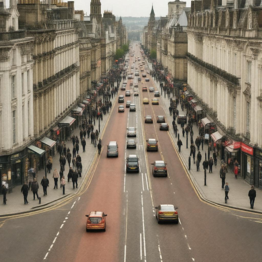 AI-created image of Kennington Lane