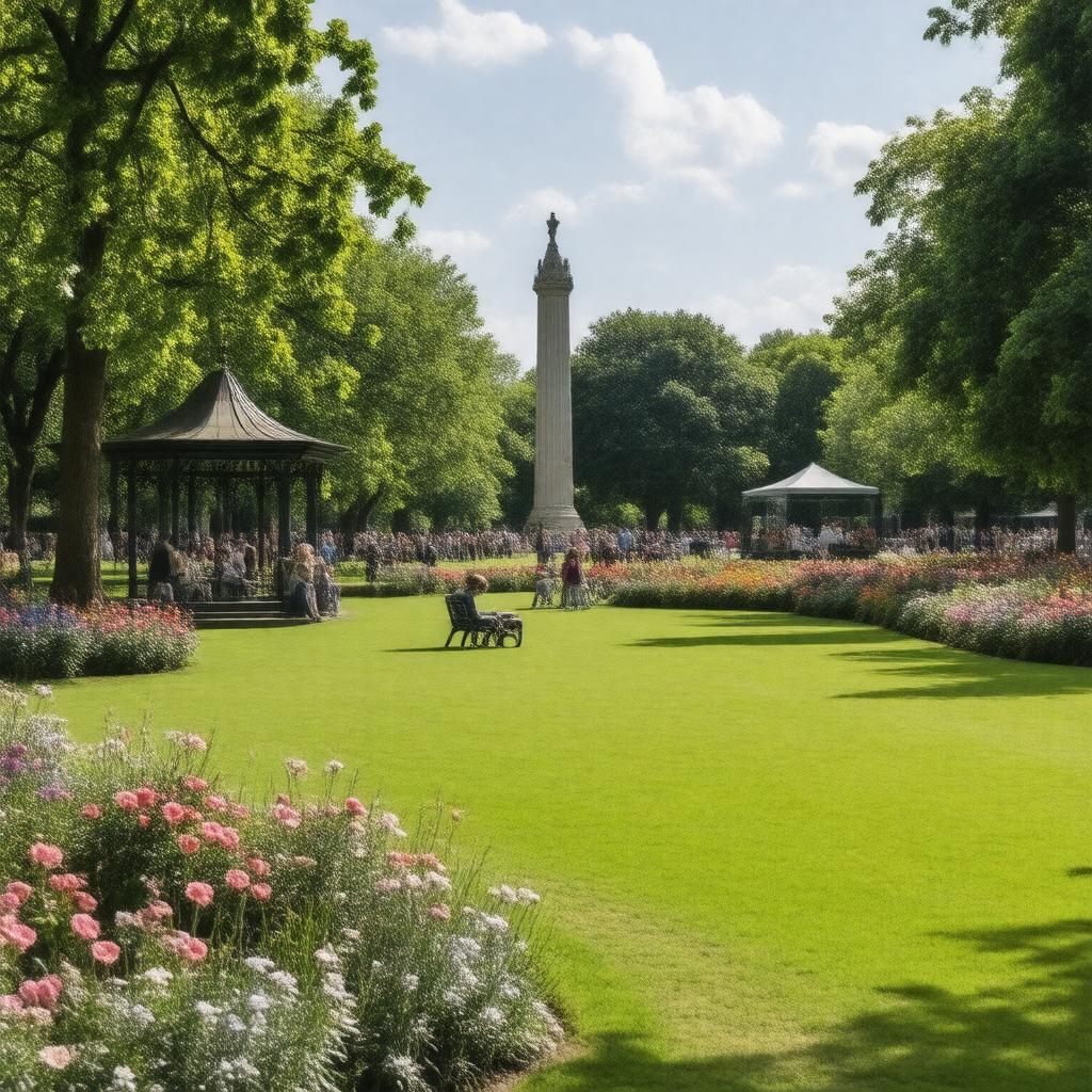 AI-created image of Kennington Park