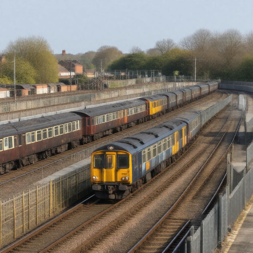 AI-created image of Kensal Green Sidings
