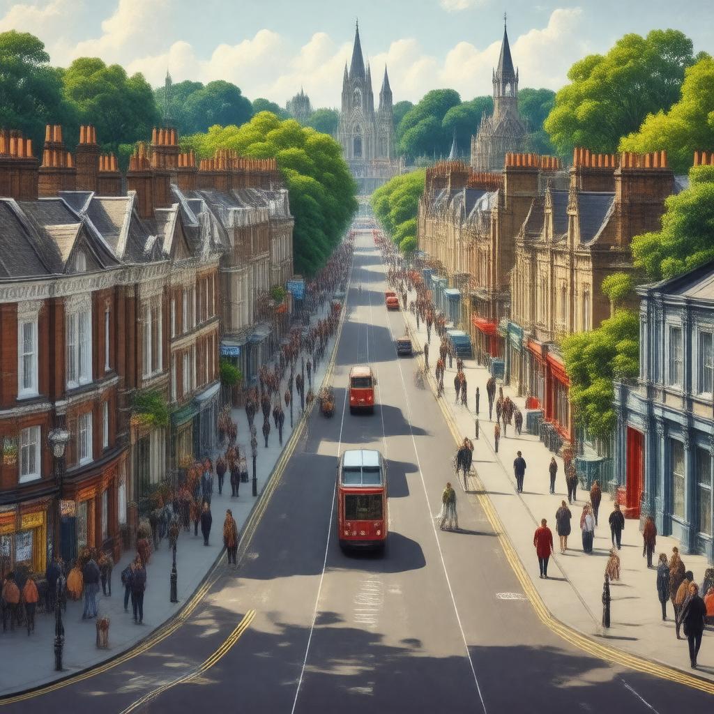 AI-created image of Kensal Green